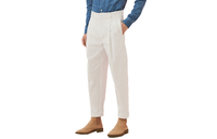 HERMES Casual Pants Men's White