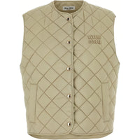 MIU MIU Jackets & Coats Women's Sand
