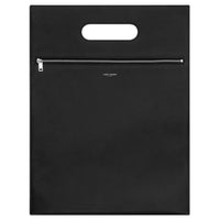 SAINT LAURENT Smooth Leather Handbag Large Size Men's Black