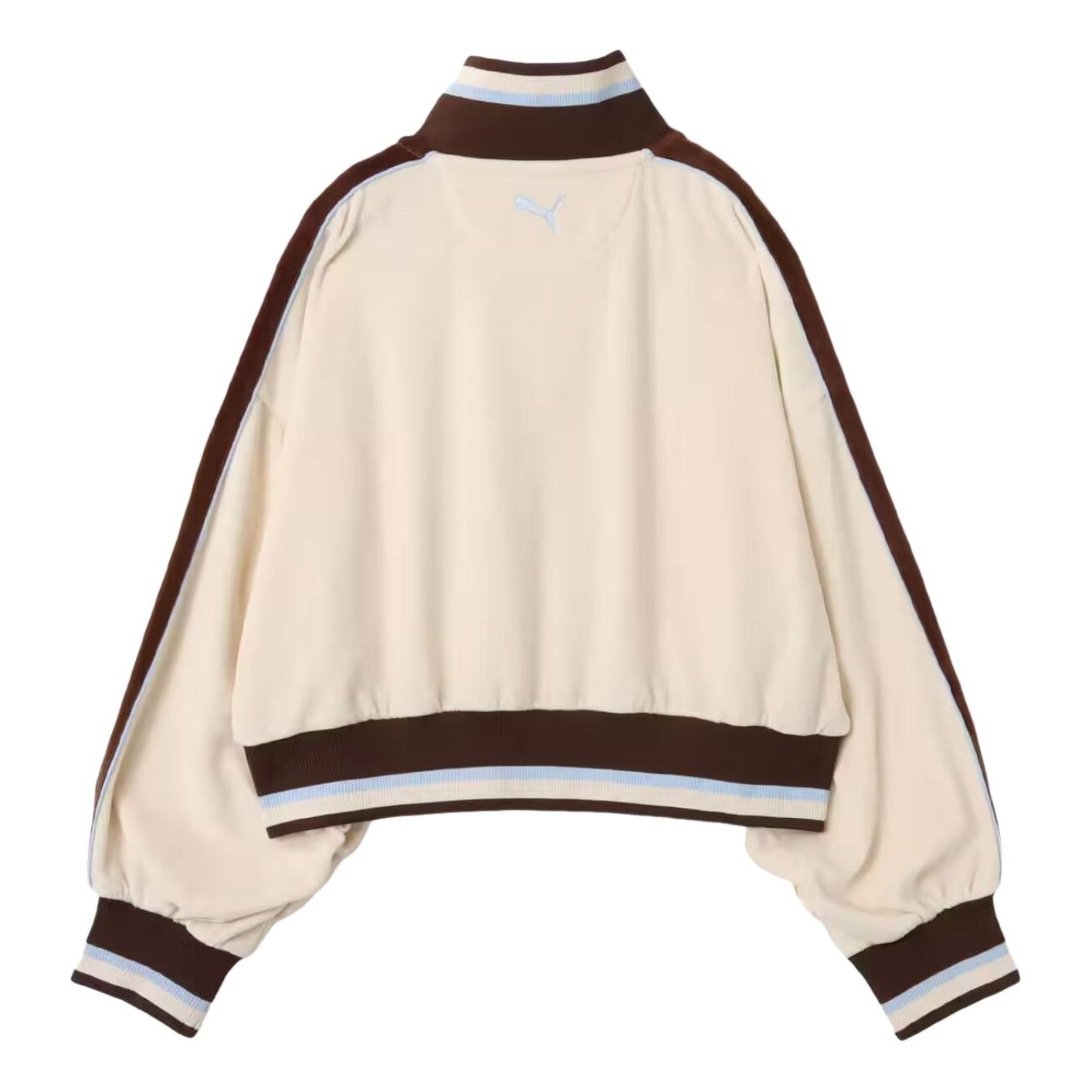 (WMNS) PUMA x atmos Pink Velour Track Jacket 'Alpine Snow' 637071-87