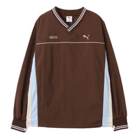 (WMNS) PUMA x atmos Pink Woven Pullover 'Chestnut Brown' 637073-86