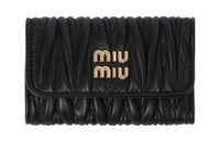 MIU MIU Leather Key Pouch Women's Black