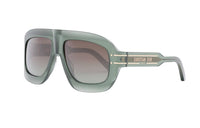 DIOR Acetate Irregular Shape Sunglasses Men's Green