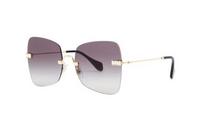 MIU MIU Rimless Square-frame Sunglasses