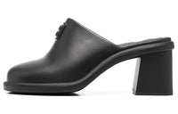 MIU MIU Wrap-toe Slippers Women's Black