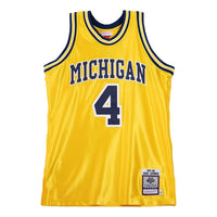Mitchell & Ness NCAA 1991/92 Alumni Authentic Jersey 'Chris Webber Maize Michigan Wolverines' 5288814