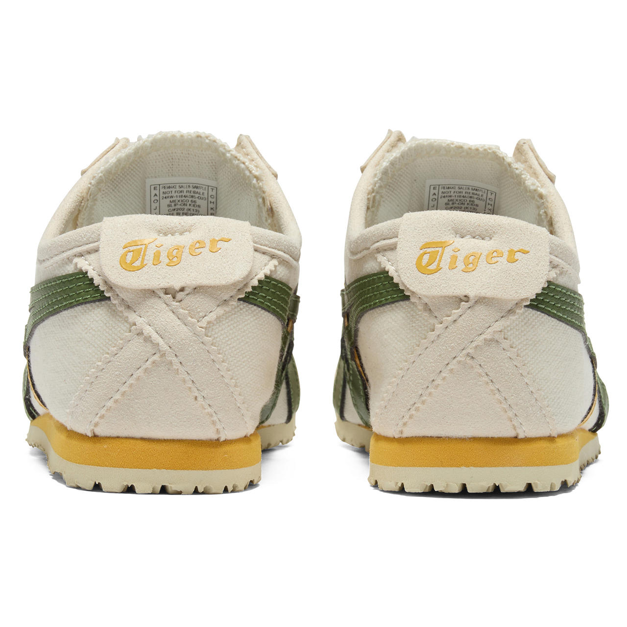 (GS) Onitsuka Tiger Mexico 66 Slip-On 'Beige Green Yellow' 1184A085-202