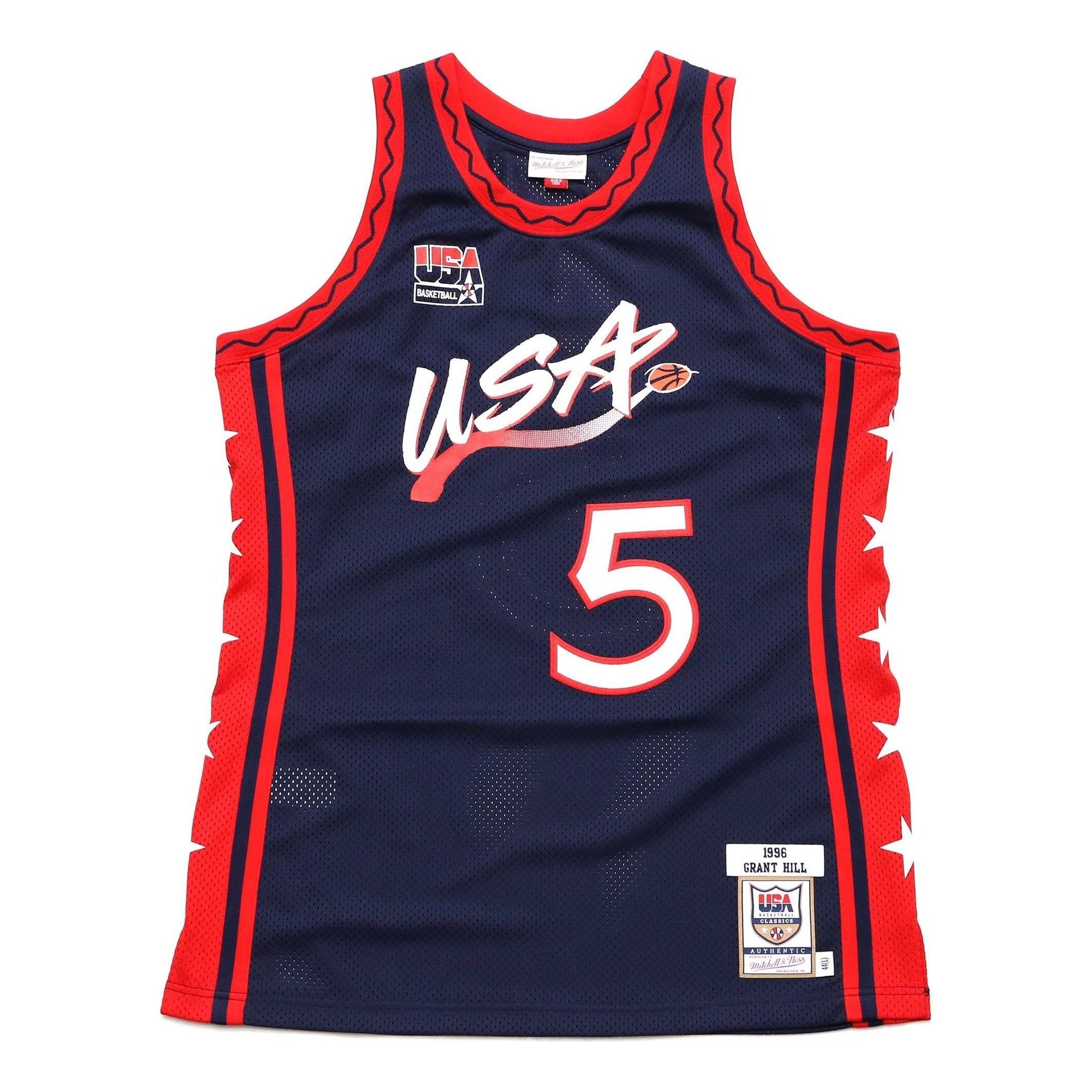 Mitchell & Ness Team USA 1996 Road Authentic Player Jersey 'Grant Hill' 6632492