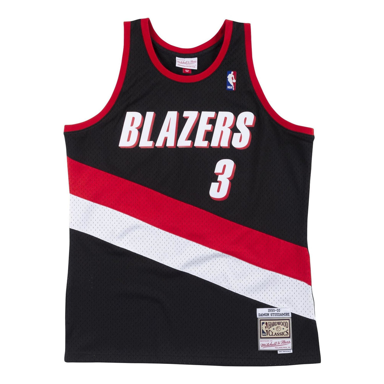Mitchell & Ness NBA Portland Trail Blazers 1999/00 HWC Swingman Jersey 'Damon Stoudamire Black' 200472779