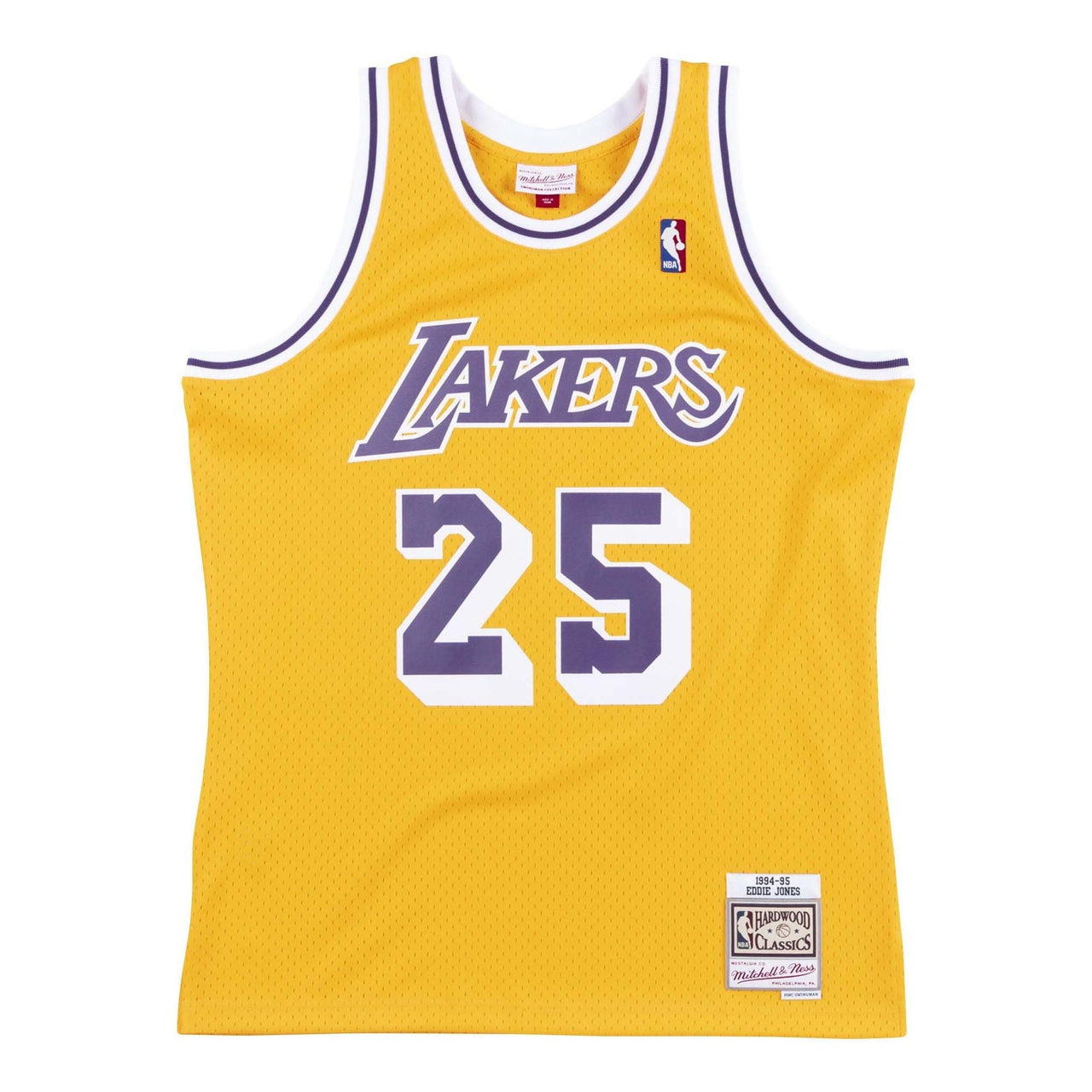 Mitchell & Ness NBA Los Angeles Lakers 1994/95 HWC Swingman Jersey 'Eddie Jones Gold' 200105780