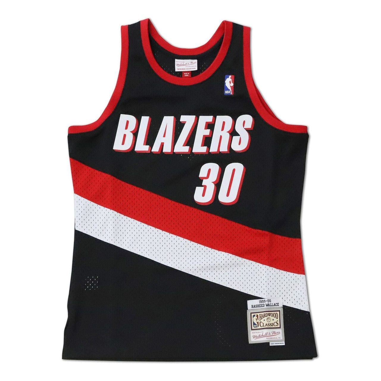 Mitchell & Ness NBA Portland Trail Blazers 1999/00 HWC Swingman Jersey 'Rasheed Wallace Black' 200105747