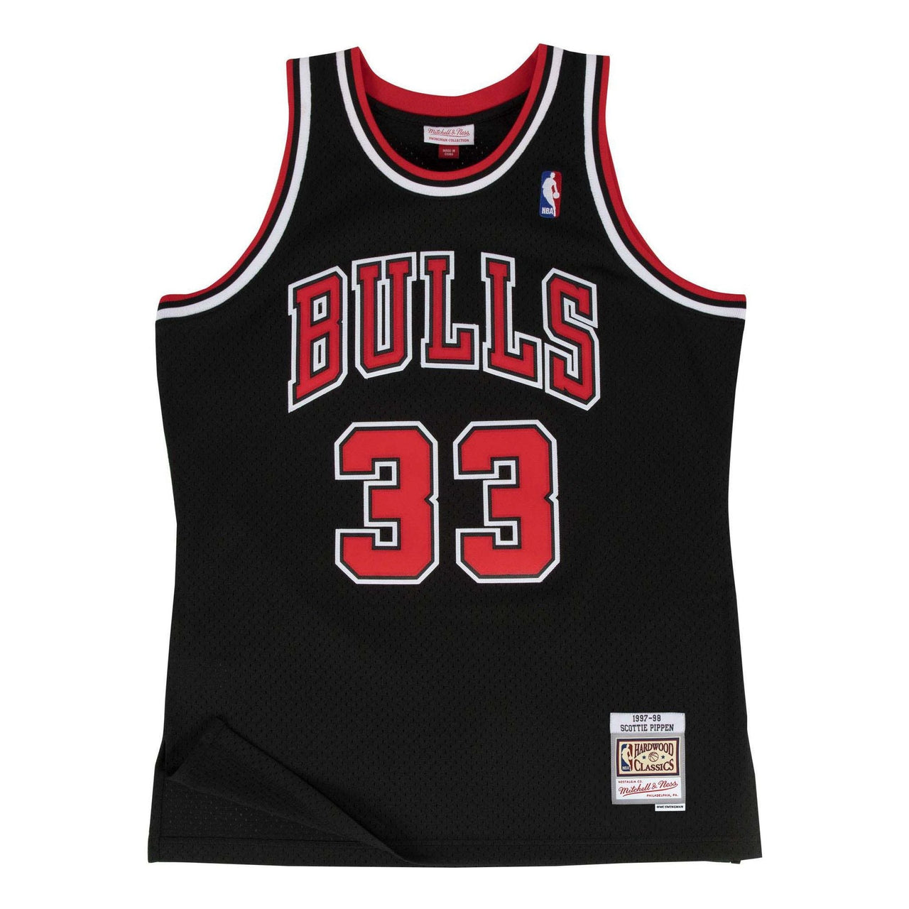 Mitchell & Ness NBA Chicago Bulls 1997/98 HWC Swingman Jersey 'Scottie Pippen Black' 200105534
