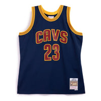 Mitchell & Ness NBA Cleveland Cavaliers 2015/16 Swingman Jersey 'LeBron James Navy' 202118384