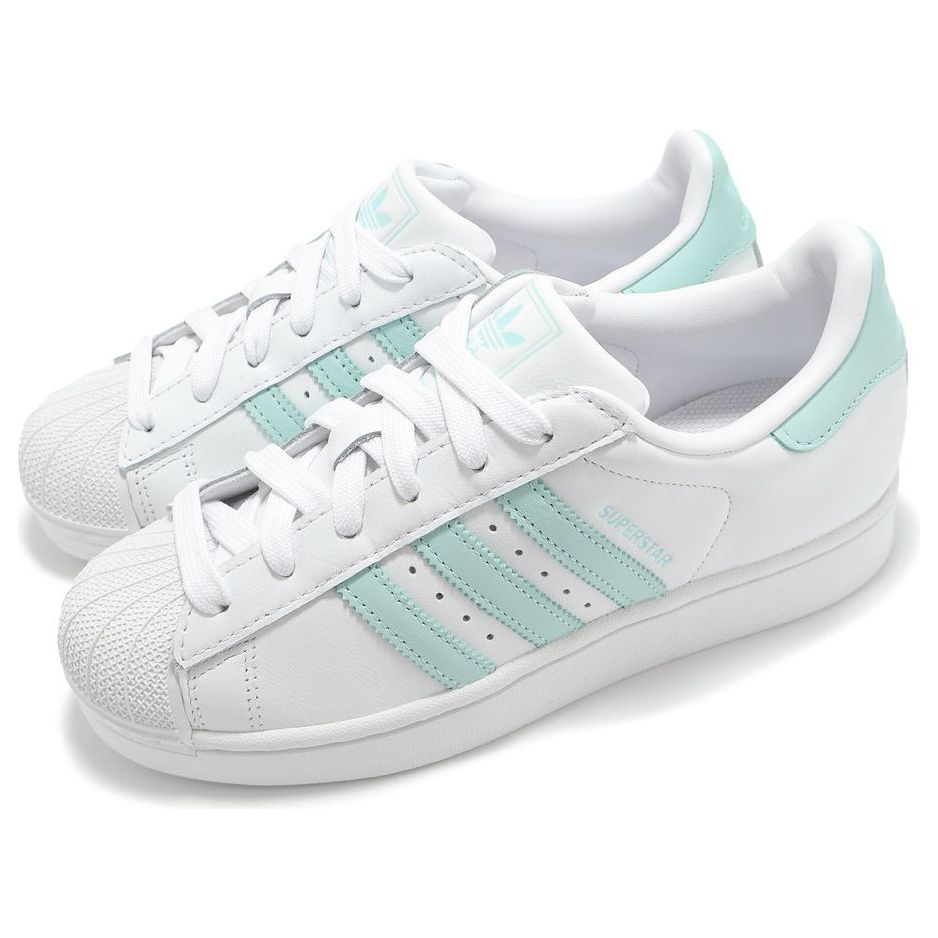 (WMNS) adidas Superstar II 'White Semi Flash Aqua' JH7060