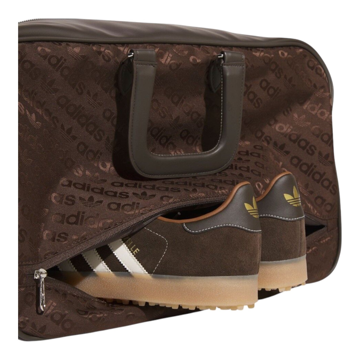 adidas Monogram Boston Bag 'Brown' JM9978