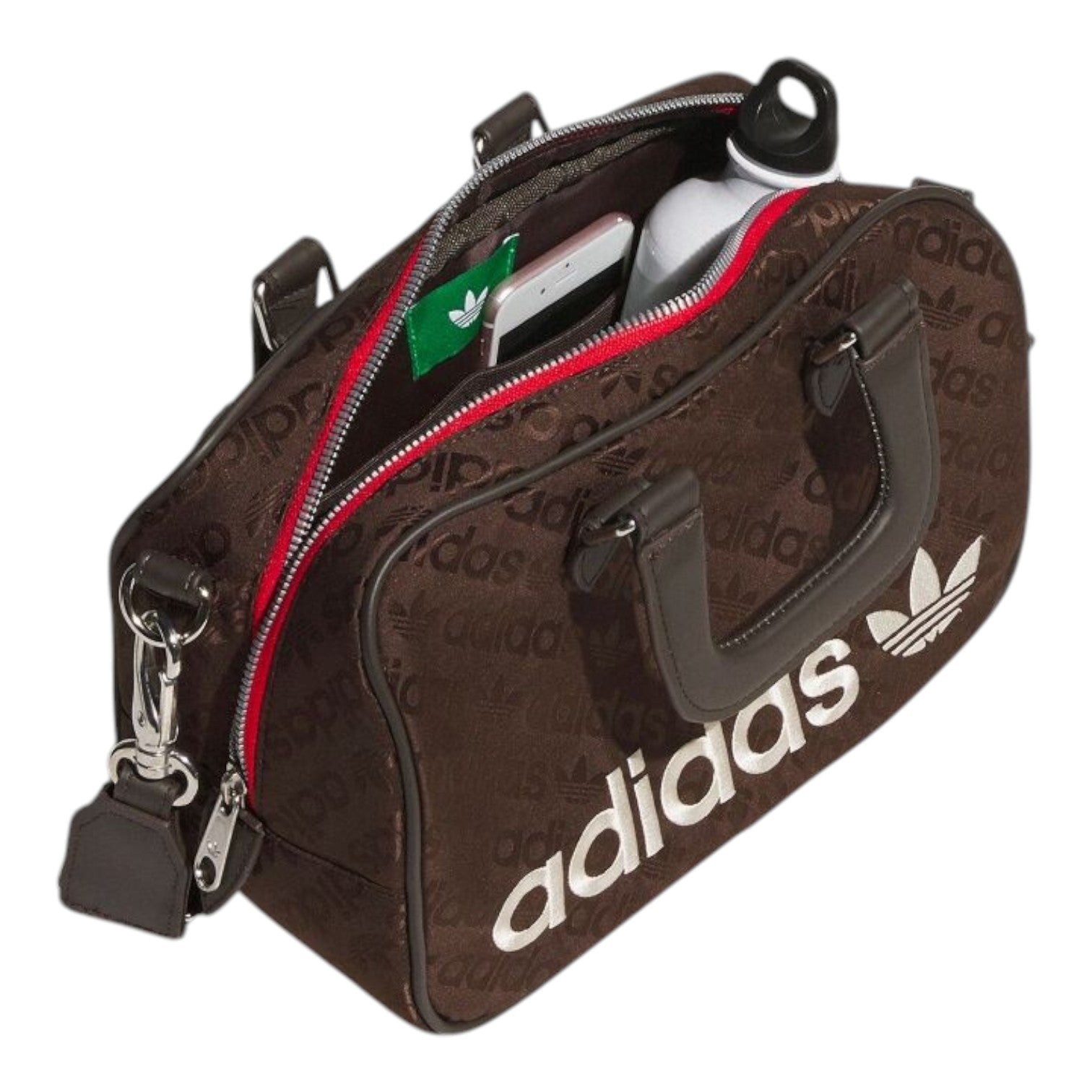adidas Handbag 'Dark Brown Better Scarlet' JM9979