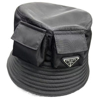 PRADA Recycled Polyamide Bucket Hats Women's Black