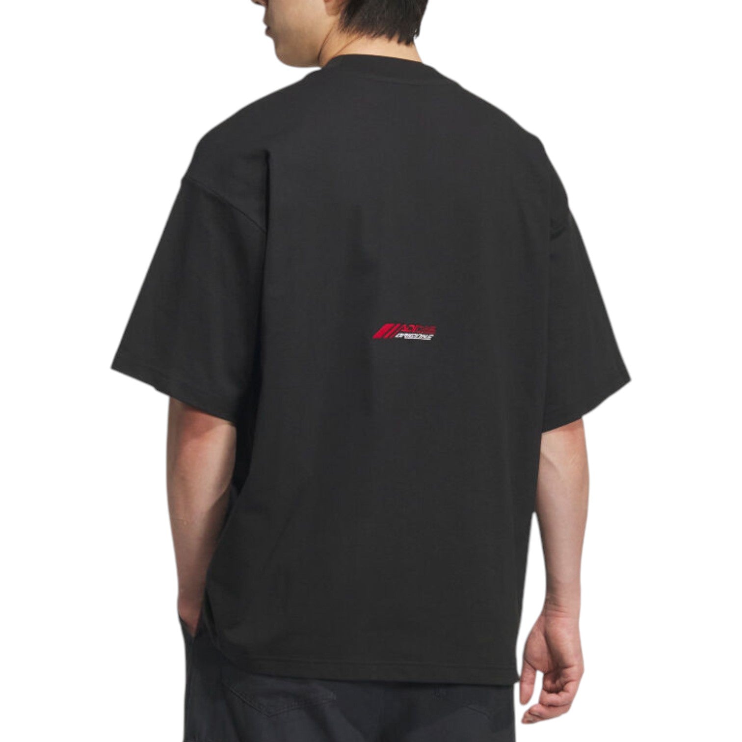 adidas Short-Sleeved Oversize T-shirt Asia Sizing 'Black' KH1195