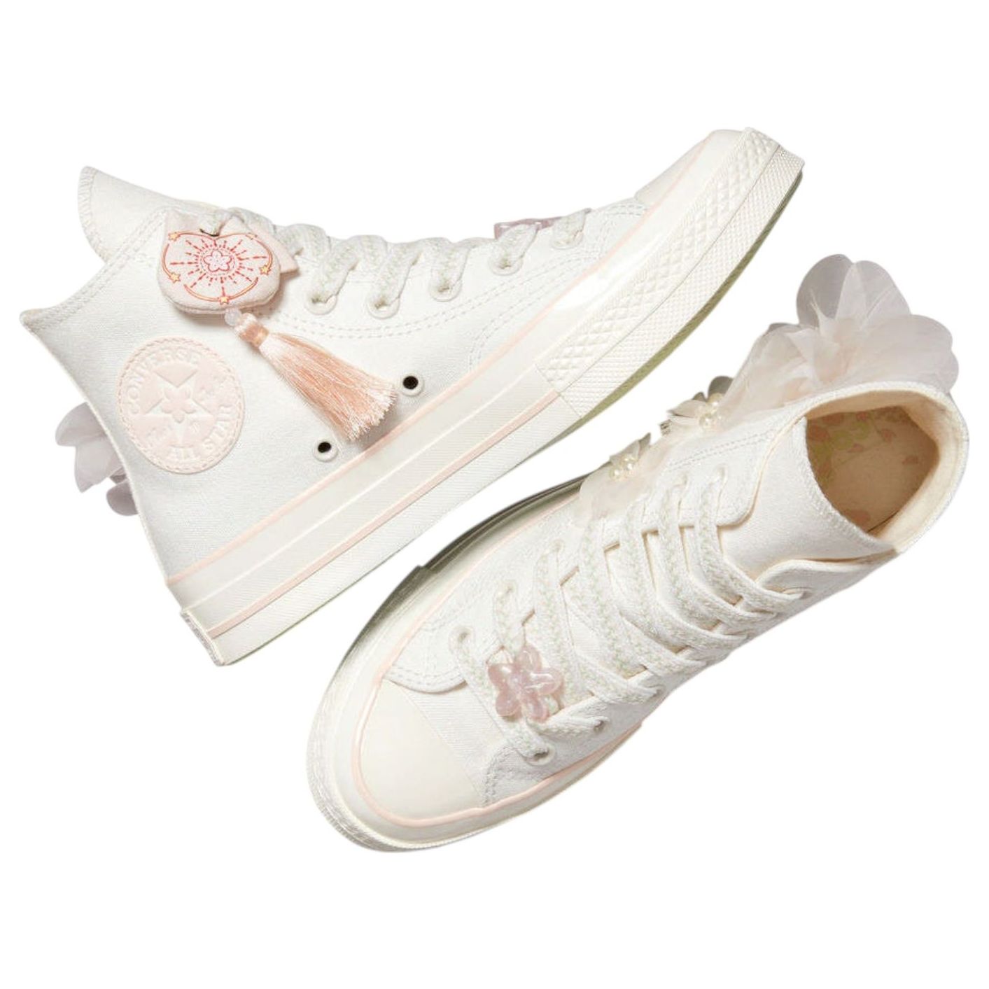 (WMNS) Converse CHUCK 70 Hi 'White Pink' A13851C