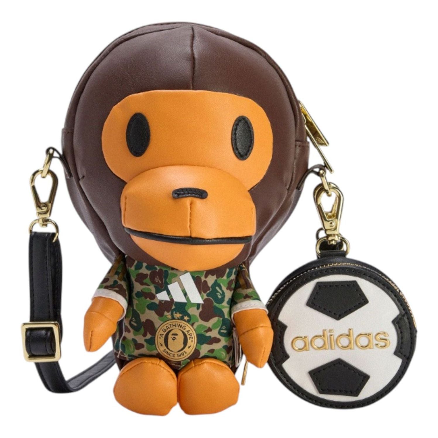 adidas x BAPE Milo Shoulder Bag 'Auburn' JZ7448