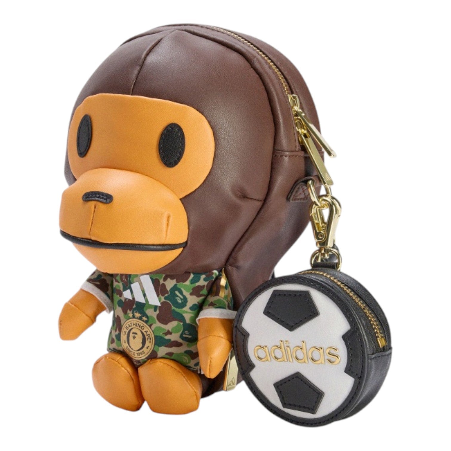 adidas x BAPE Milo Shoulder Bag 'Auburn' JZ7448