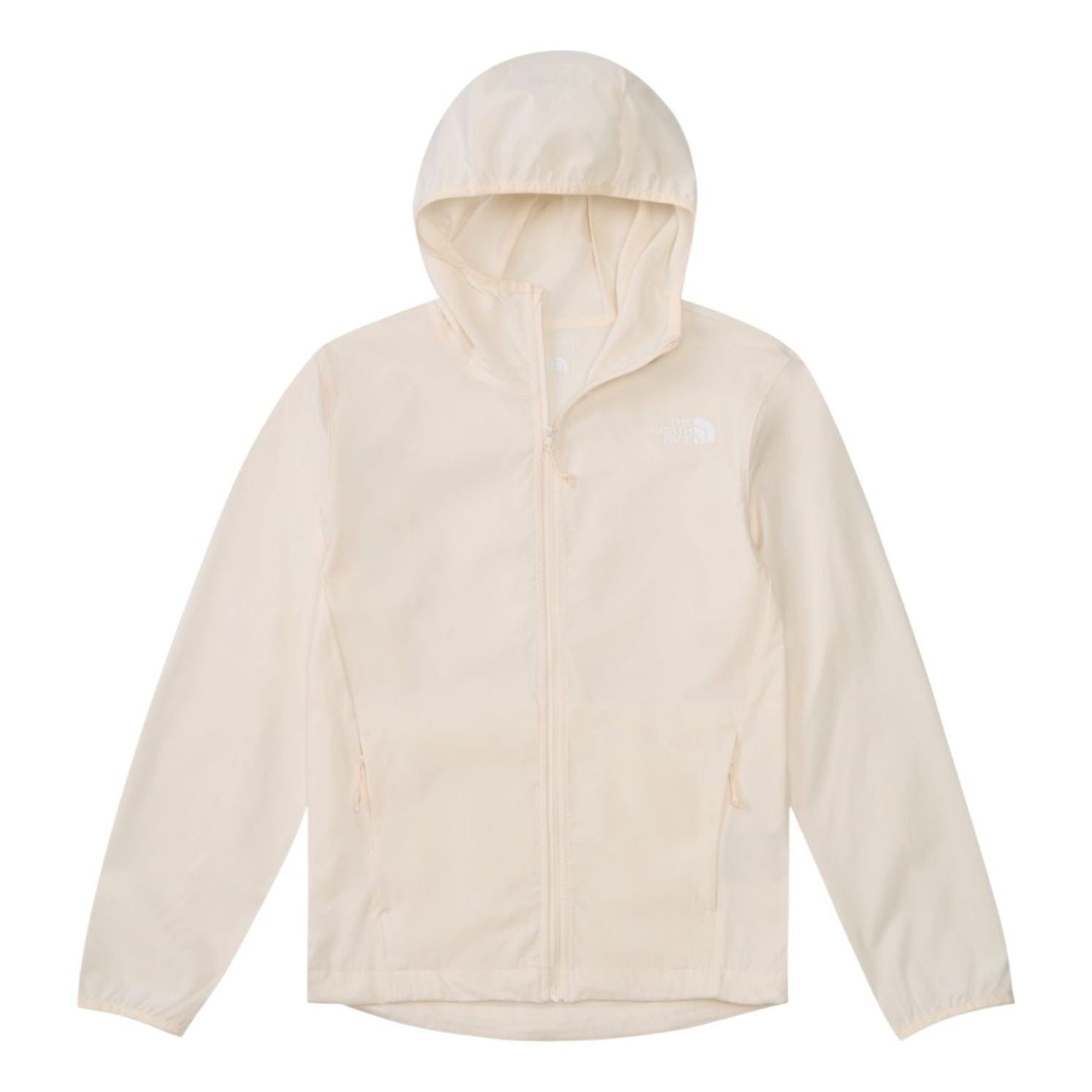 (WMNS) THE NORTH FACE DWR Water-Repellent Hooded Windproof Jacket 'Off White' 8BW9QLI