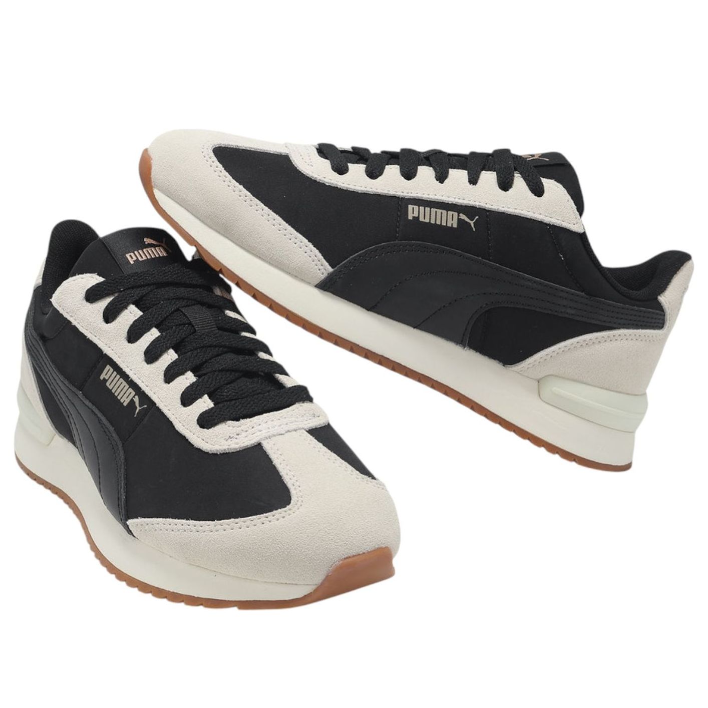 PUMA R78 Nylon Retro 'Black Grey' 399250-09
