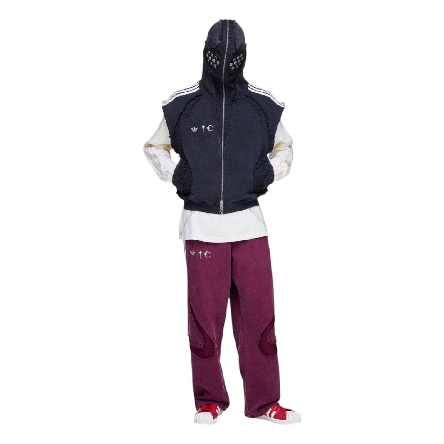 adidas x THUG CLUB TEAMGEIST Hooded Jacket Asia Sizing 'Black' KC2209