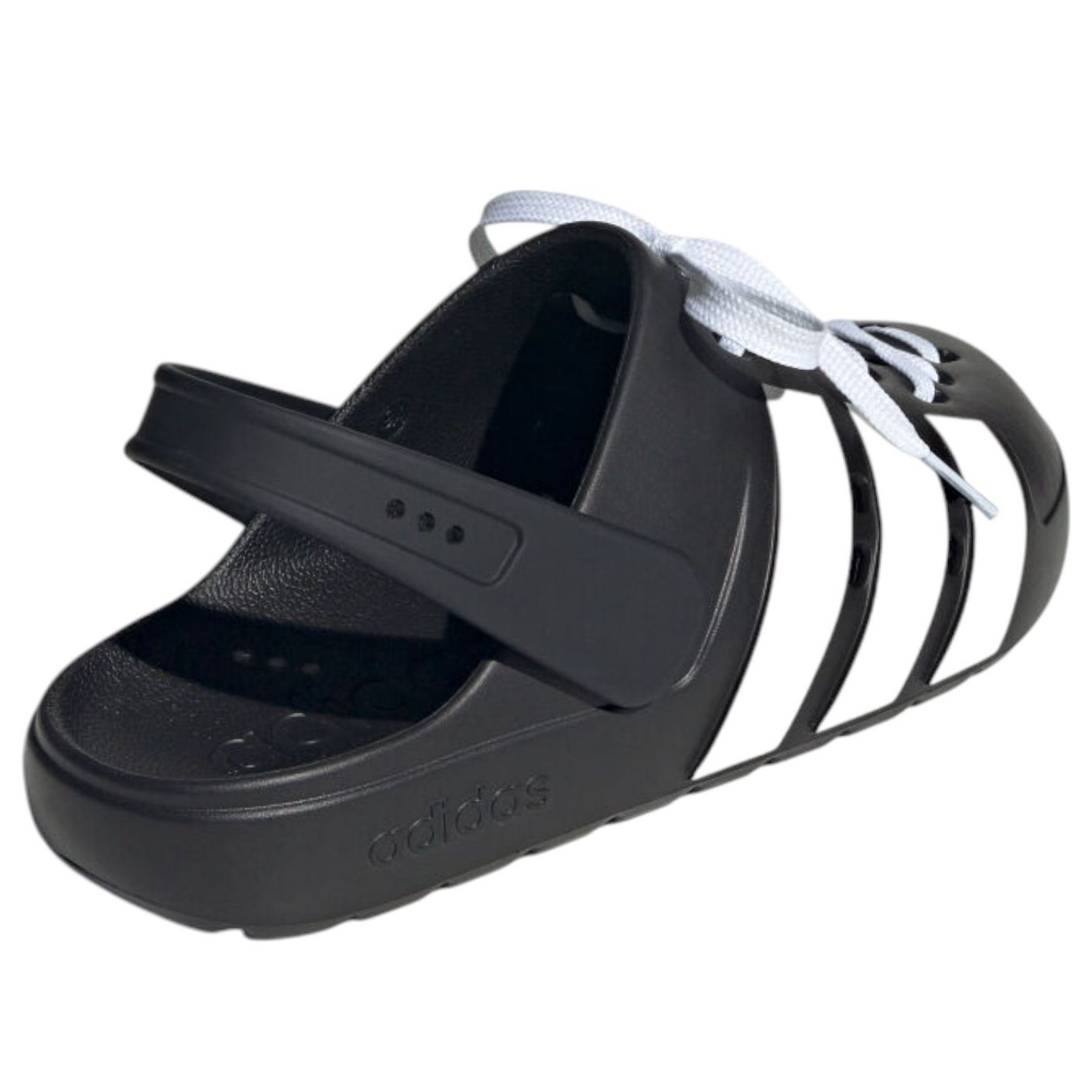 adidas Adilette Clog 'Black White' JR4025