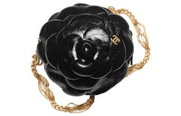 CHANEL Calfskin Evening Party Bag Clutch Shoulder Bag Women's Black