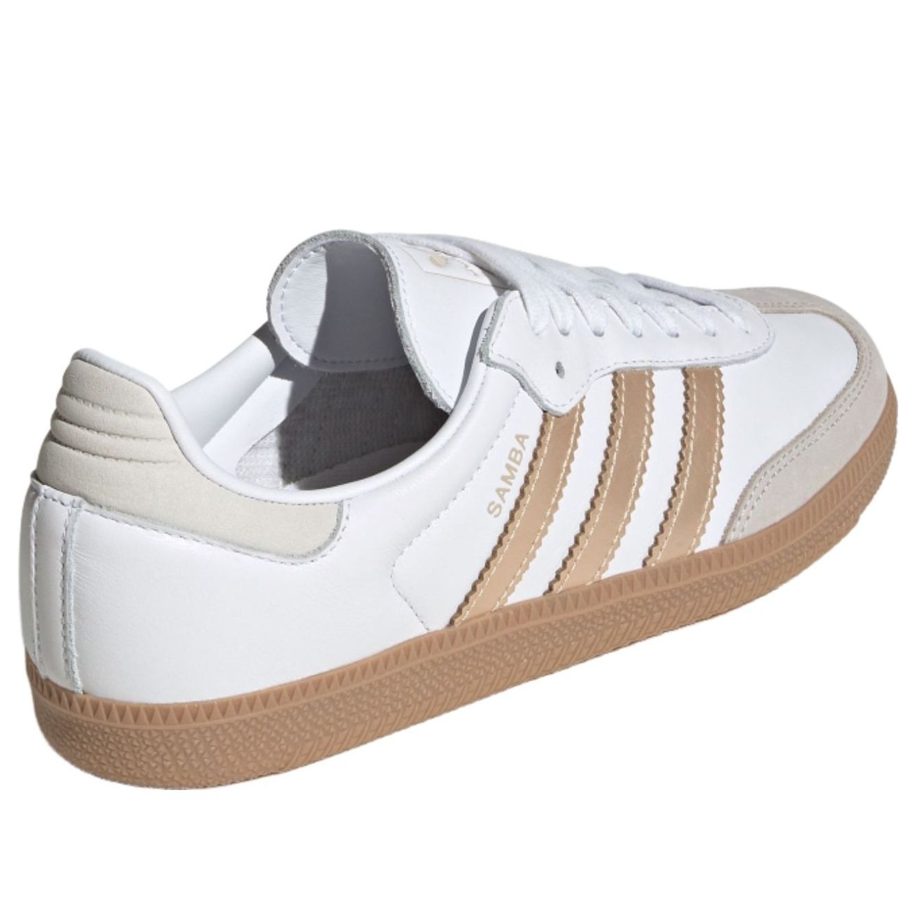 (WMNS) adidas Samba OG 'White Wonder Gold Grey' IH9127