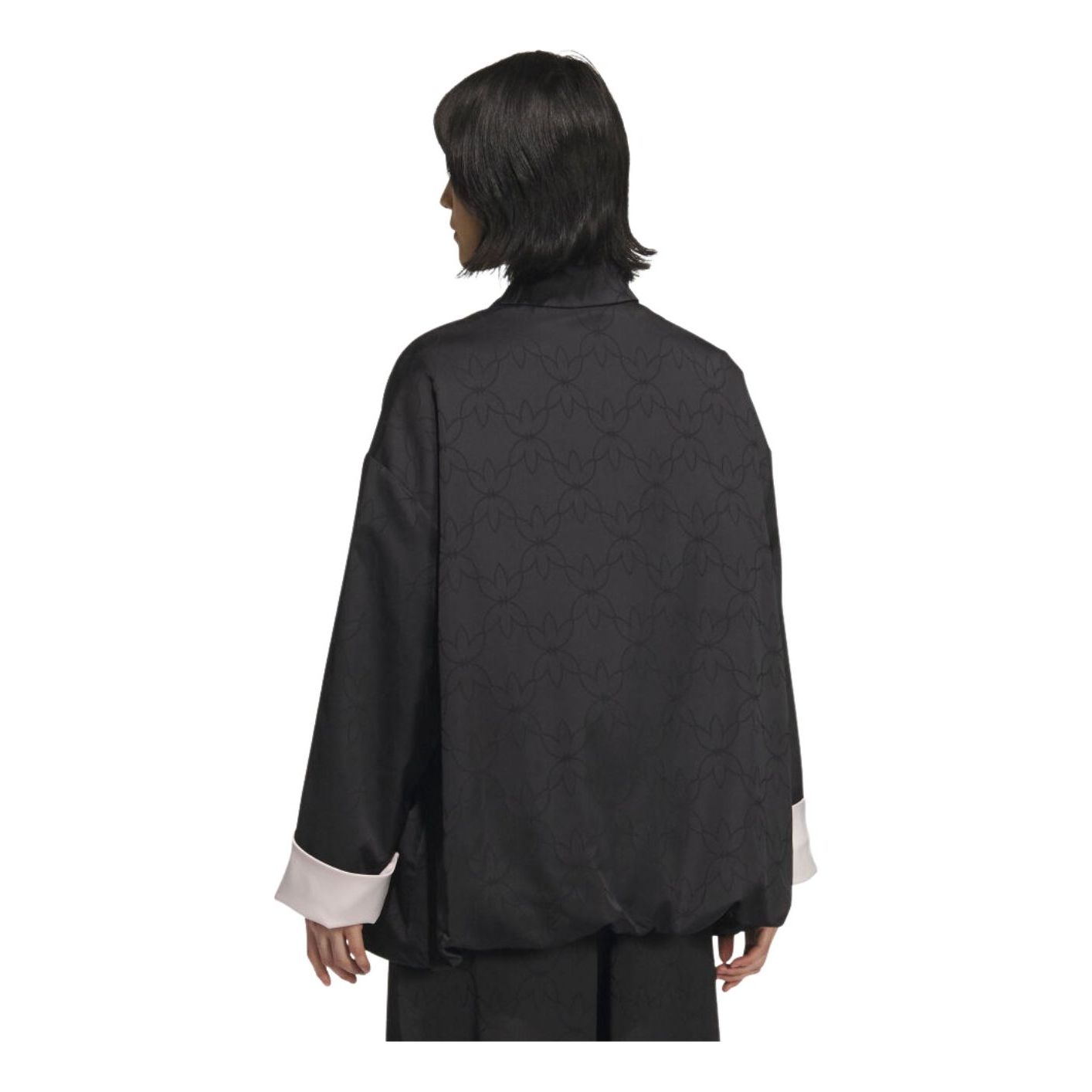 (WMNS) adidas New Chinese Loose Fit Shirt Jacket Asia Sizing 'Black' KB6407