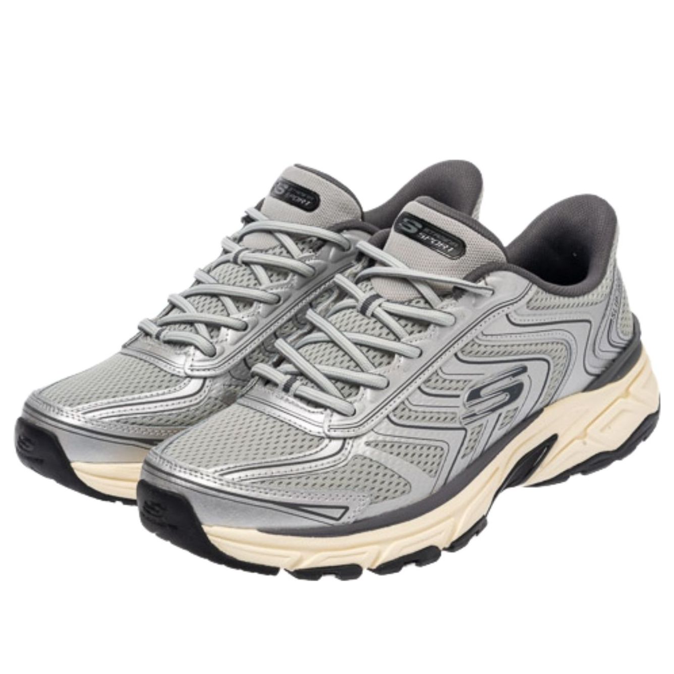 Skechers Stamina 'Silver Grey' 233150-SLGY