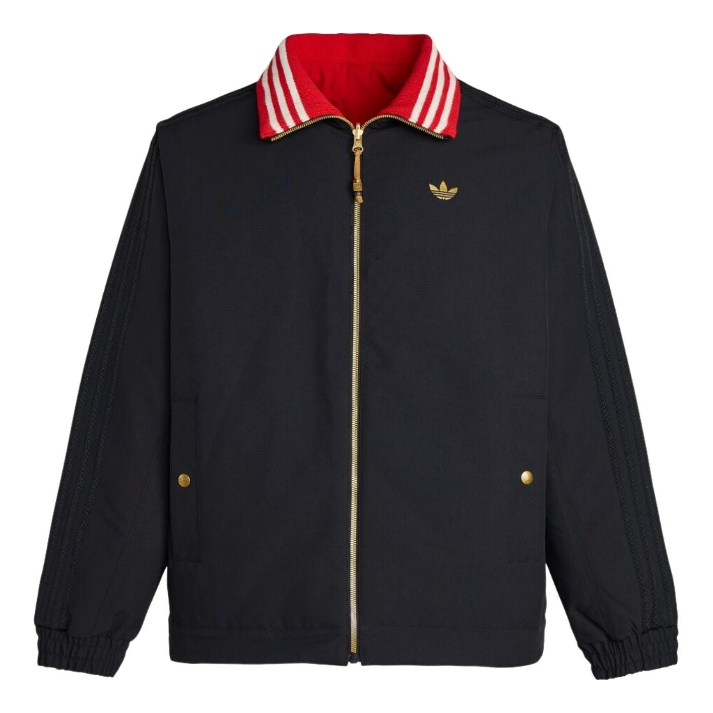 adidas LNY Jacket Padded 'Black Better Scarlet' KT0639