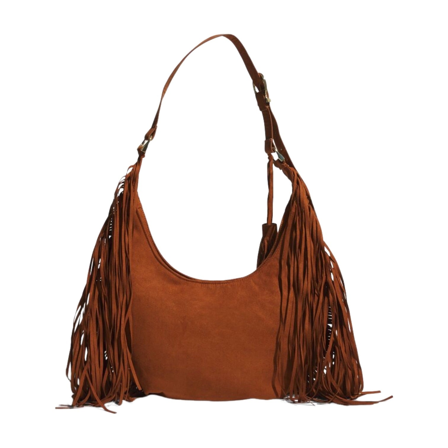 (WMNS) adidas NYR Makerphase Suede Tassels Bag 'Dusky Bronze' KS8259