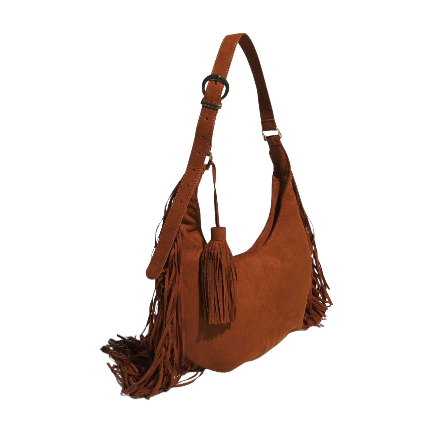 (WMNS) adidas NYR Makerphase Suede Tassels Bag 'Dusky Bronze' KS8259