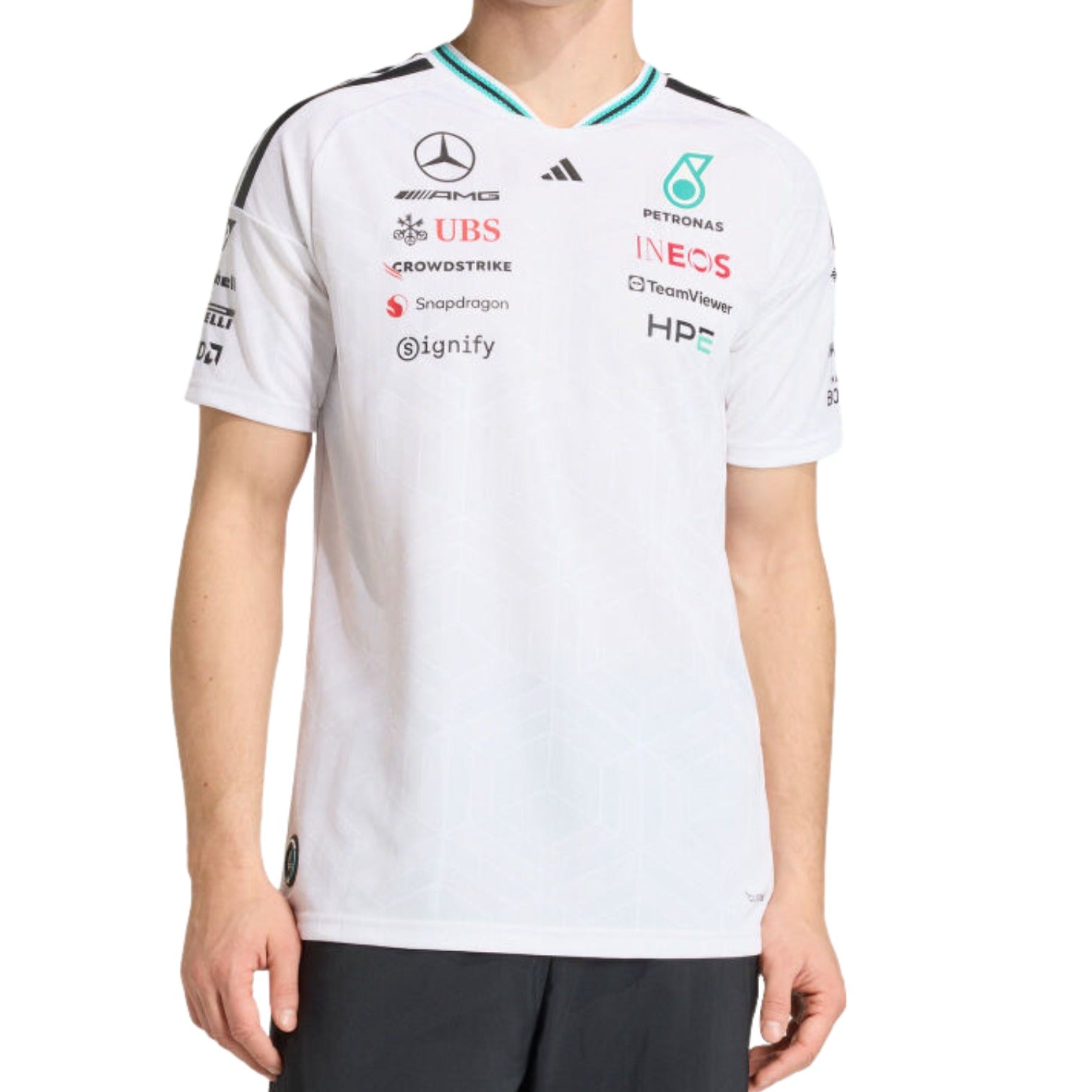adidas x Mercedes AMG Petronas Formula 1 Team Driver Authentic Jersey 'White' KE5324