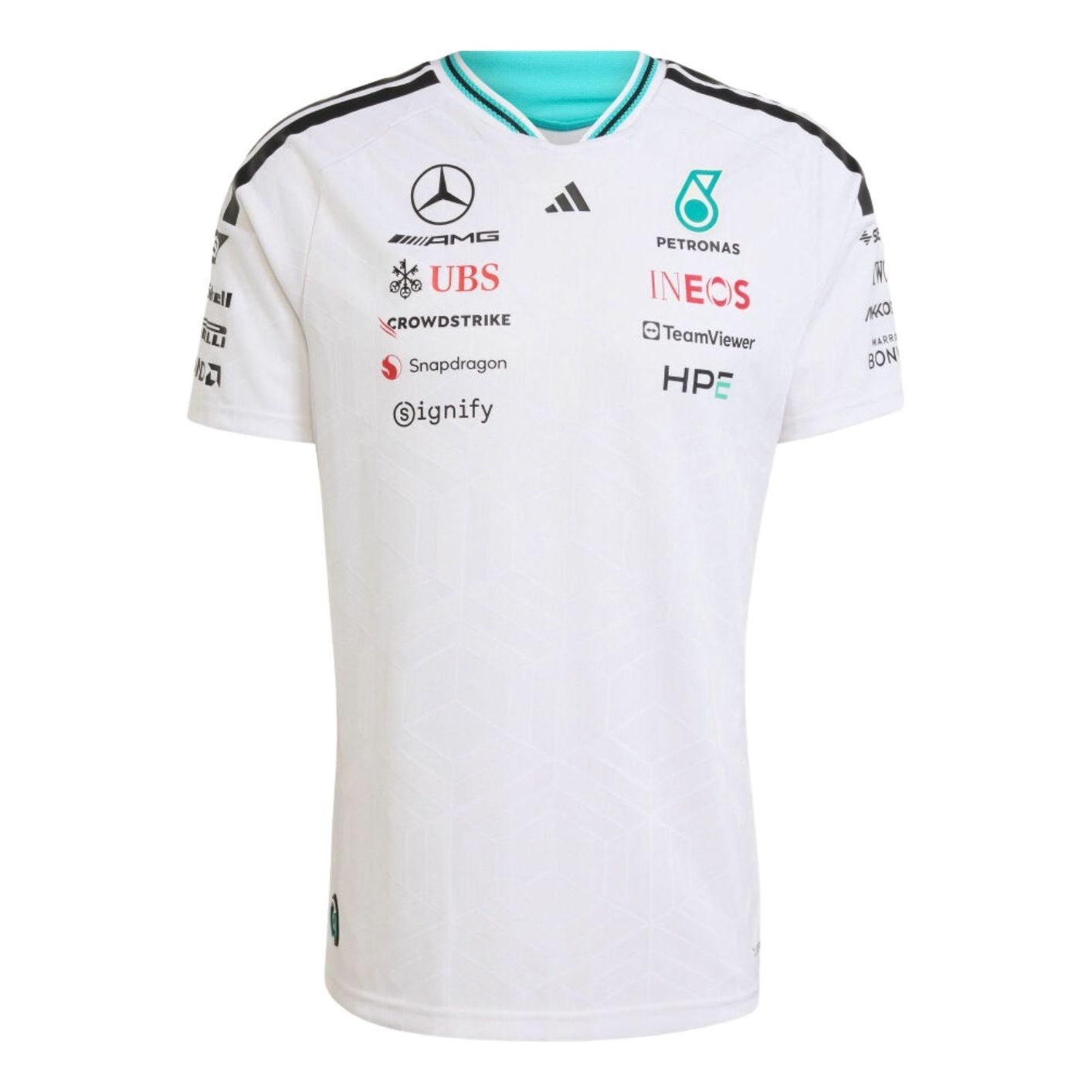adidas x Mercedes AMG Petronas Formula 1 Team Driver Authentic Jersey 'White' KE5324