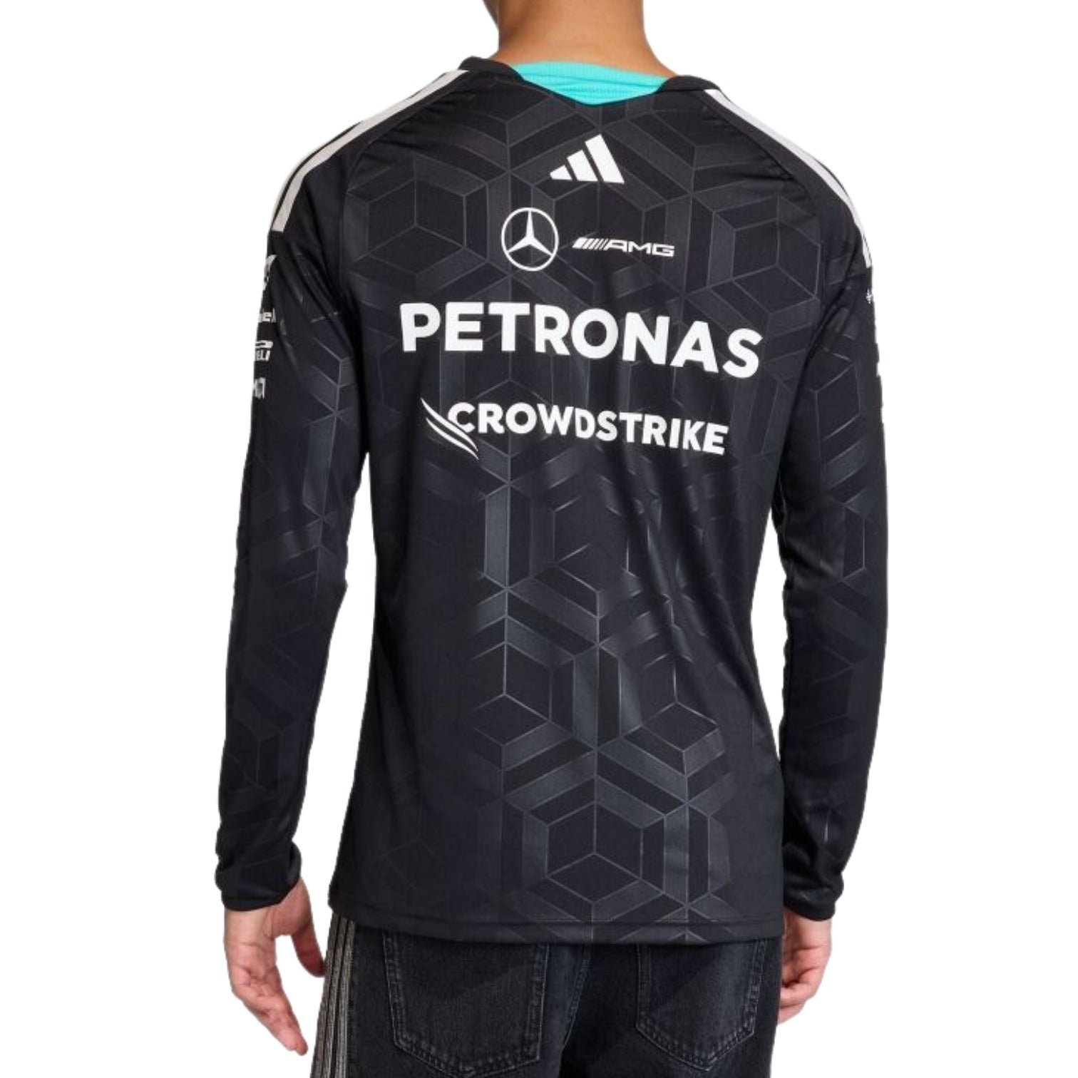 adidas x Mercedes AMG Petronas Formula 1 Longsleeve Team Driver Jersey 'Black' KF0148