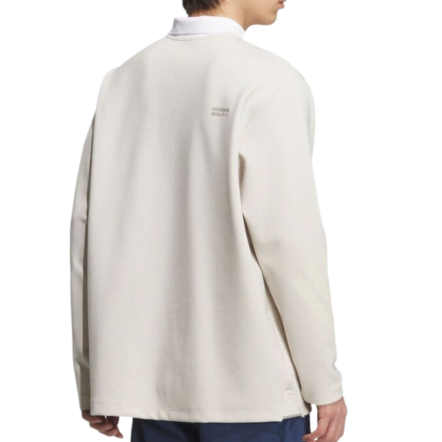 adidas Long Sleeve Polo Shirt 'Alumina' JM9581
