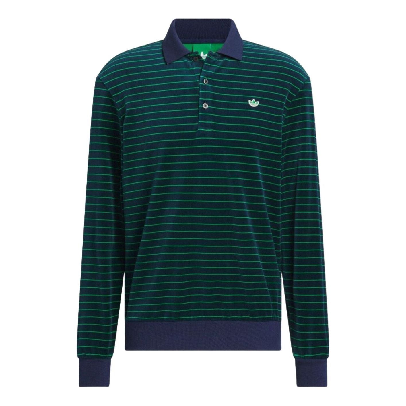 adidas Long Sleeve Shirt 'Night Indigo Green' JN9724