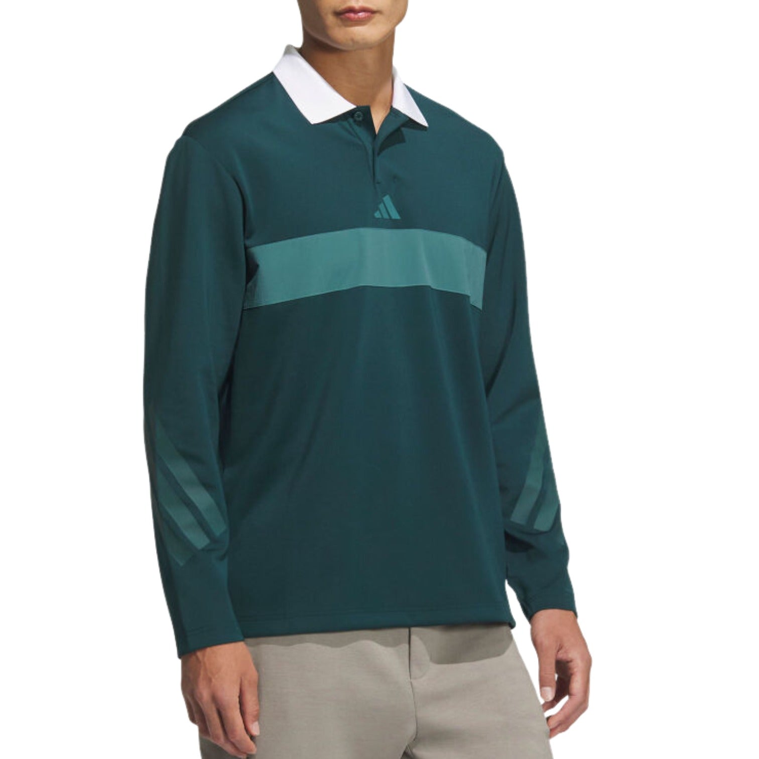 adidas Long Sleeve Polo Shirt 'Aurora Ivy' JM9580