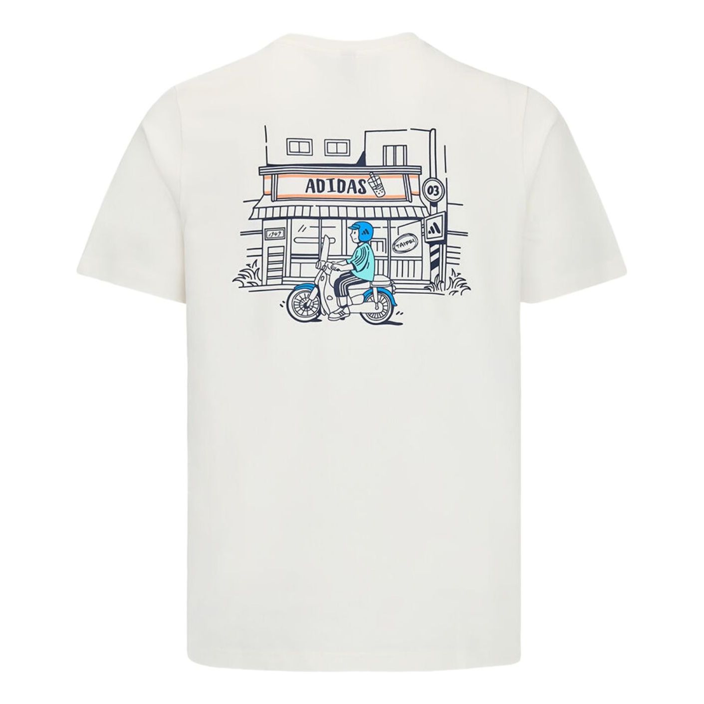 adidas Tapei T-Shirt 'White' KV5975