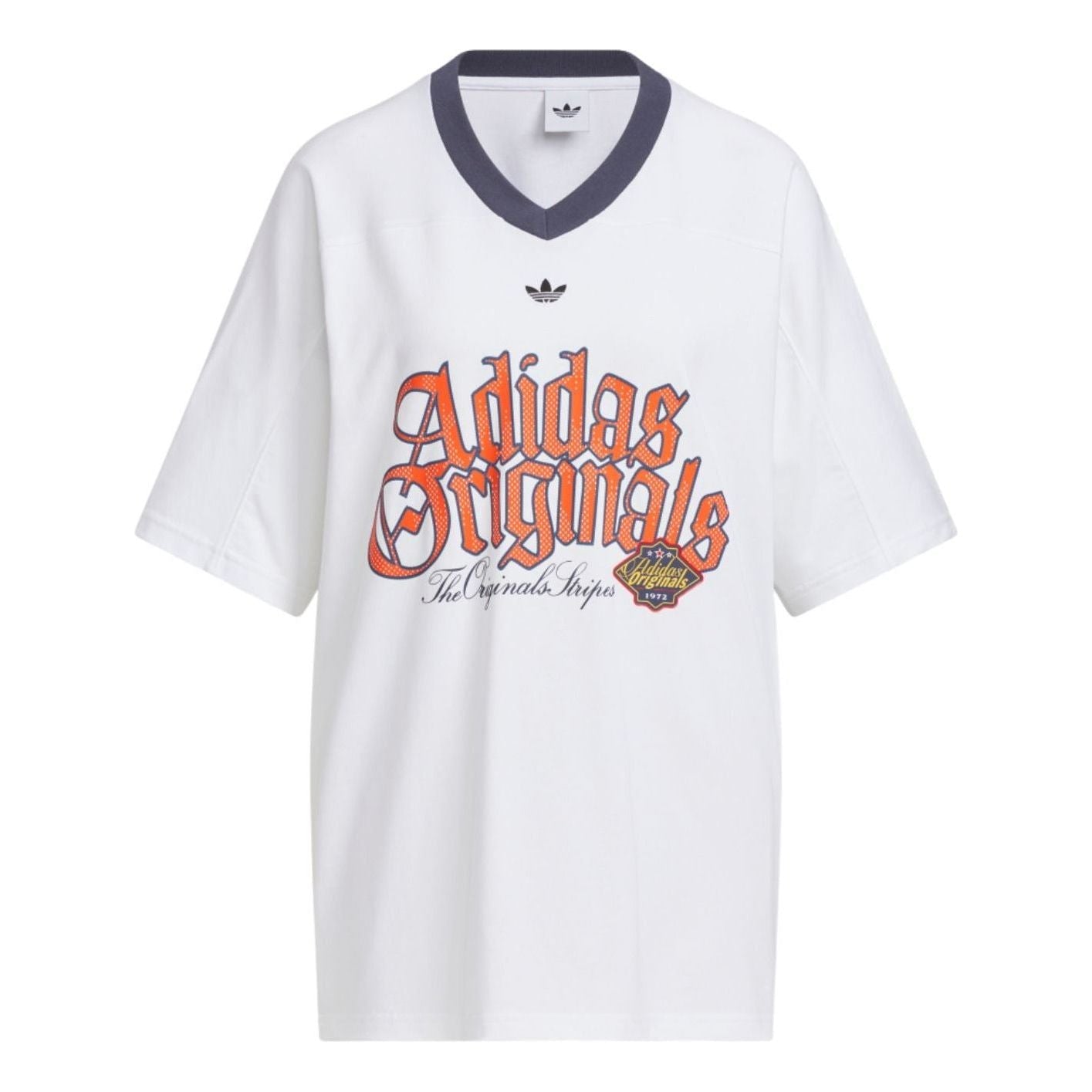 adidas Loose Fit T-Shirt Asia Sizing 'White' KT3062