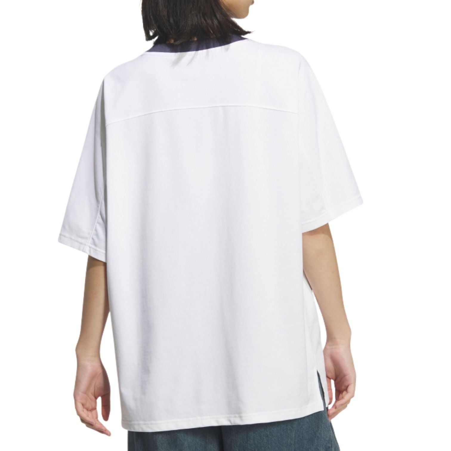 adidas Loose Fit T-Shirt Asia Sizing 'White' KT3062
