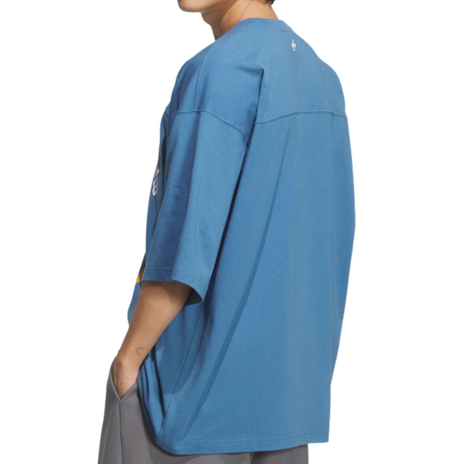 adidas Oversized Fit T-Shirt Asia Sizing 'Blue' KT3040