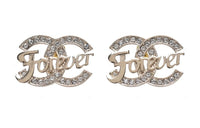 CHANEL Earrings Women's Light Gold