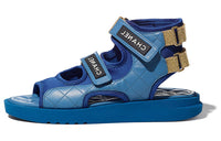 CHANEL Beach Sandals Women's Blue Black