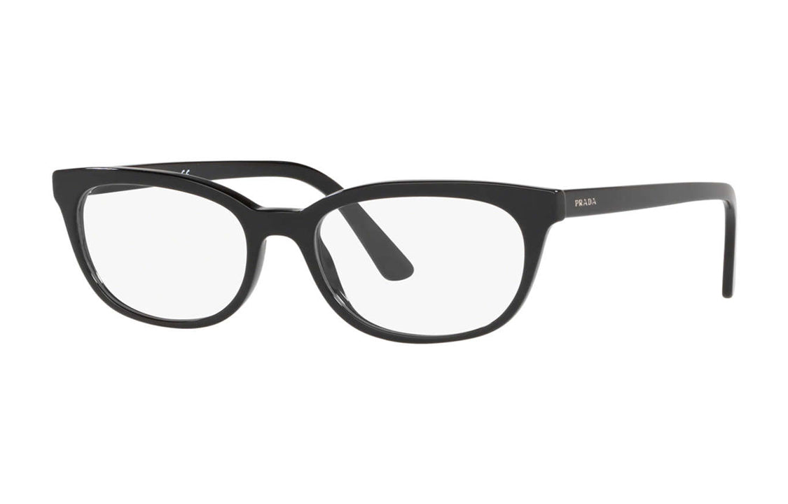 PRADA Acetate Cat Eye Eyeglass Frames Unisex Black