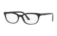 PRADA Acetate Cat Eye Eyeglass Frames Unisex Black